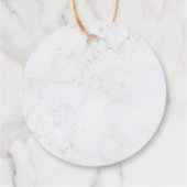 50 und fabelhafte Gold Typografie Foliage Fevor Ta Geschenkanhänger (Rückseite)