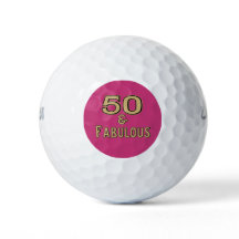 50 und fabelhafte Golfers Geburtstag