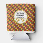 50 und fabelhafte GRENADA FLAG Custom Scripture Dosenkühler (Rückseite)