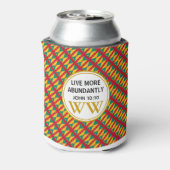 50 und fabelhafte GRENADA FLAG Custom Scripture Dosenkühler (Kanne Rückseite)