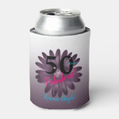 50 und fabelhafte, lila Abenddämmerung, mit Glitze Dosenkühler (Kanne Vorderseite)