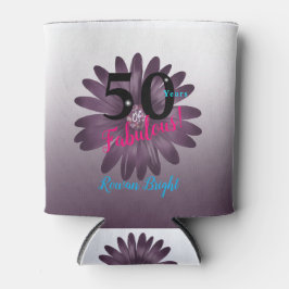 50 und fabelhafte, lila Abenddämmerung, mit Glitze Dosenkühler