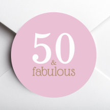 50 und fabelhafte Lila Elegante Geburtstagsparty