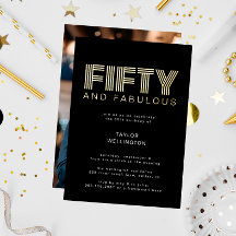 50 und fabelhafte moderne Black Birthday Party