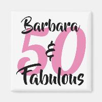 50 und fabelhafte Personalisierte Geburtstagsparty