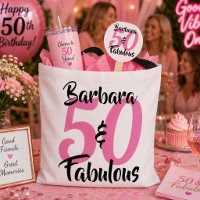 50 und fabelhafte Personalisierte Geburtstagsparty