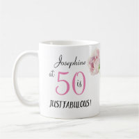 50 und fabelhafte Pink Black Fiftieth Birthday Par