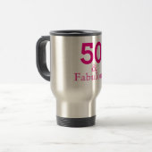 50 und fabelhafte Reise-Tasse des rostfreien Reisebecher (Vorderseite Links)