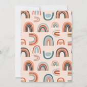 50 und fabelhafte rosa Geburtstag Groovy Einladung (Rückseite)