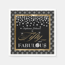 50 und fabelhafte schwarze Diamanten glamourös