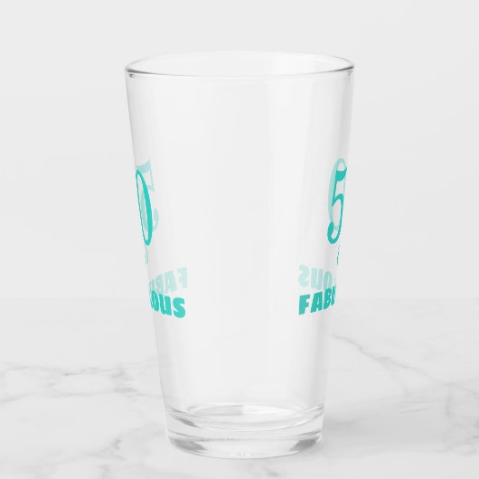 50 und fabelhafte türkisfarbene stilvolle moderne  glas (Rechts)