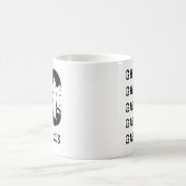 50 und fabelhaften individuelle Name Schwarz moder Kaffeetasse (Mittel)