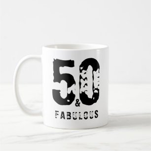 50 und fabelhaften individuelle Name Schwarz moder Kaffeetasse