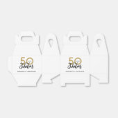 50 und fabelhafter Geburtstag Geschenkschachtel (Ungefaltet)