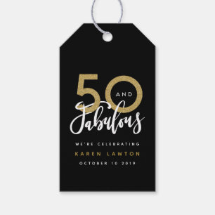 50 und fabelhafter Geschenkumbau Geschenkanhänger