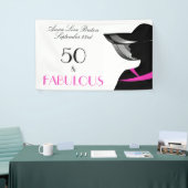 50 und fabelhafter Kunst-Deko-eleganter 50. Banner (Messeveranstaltung)