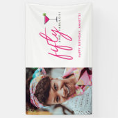 50 und fabelhaftes Foto Geburtstagsparty Banner (Vertikal)