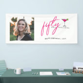 50 und fabelhaftes Foto Geburtstagsparty Banner (Messe)