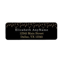 50 und fabelhaftes Schwarz mit String Lights