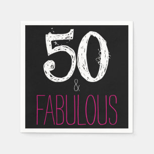 50 und fabelhaftes serviette
