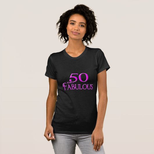50 und FABELHAFTES T-Shirt (Vorne ganz)