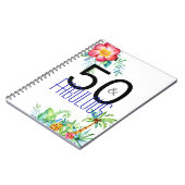 50 und fabelhaftes tropisches 50. notizblock (Linke Seite)