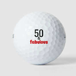 50 und Fabulous | 50. Geburtstag Golfball