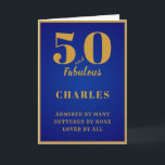 50 und Fabulous 50. Geburtstag Pater Son Granddad<br><div class="desc">Passen Sie den Text einfach an die Vorderseite und das Innere dieser Geburtstagskarte an,  indem Sie die Vorlage verwenden. Teil des Standardprogramms für Grußkarten.</div>
