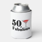 50 und fabulous 50. Geburtstag Personalisiert Dosenkühler (Kanne Vorderseite)