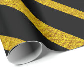 50 und Fabulous Black and Gold Geschenkpapier (Rolleneckpunkt)