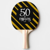 50 und Fabulous Black and Gold Tischtennis Schläger (Vorderseite)