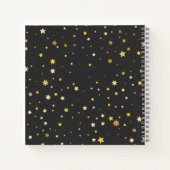 50 und fabulous Black Golden Birthday Party Gast Notizblock (Rückseite)