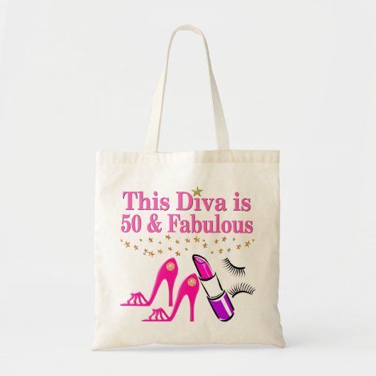 50 UND FABULOUS DIVA TRAGETASCHE (Vorne)