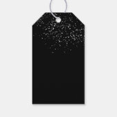 50 und Fabulous Elegant Script Black 50. Geburtsta Geschenkanhänger (Rückseite)