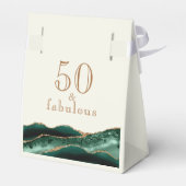 50 und Fabulous Emerald Green Gold Agate Vielen Da Geschenkschachtel (Rückseite)
