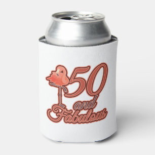 50 und Fabulous Flamingo Thema Geburtstag Party Dosenkühler