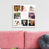 50 und Fabulous Foto Collage Keepake Leinwanddruck (Insitu (Wohnzimmer))