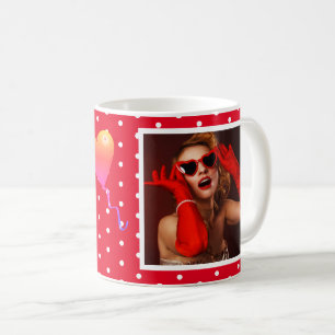 50 und Fabulous Foto Name Red 50. Geburtstag Red W Kaffeetasse