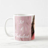 50 und Fabulous Foto Pink Zebra Kaffeetasse (Links)