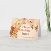 50 und Fabulous Geburtstag Karte (Vorderseite)