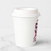 50 und Fabulous Geburtstag Pappbecher (Rechts)