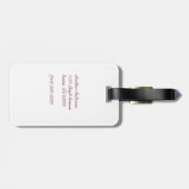 50 und Fabulous Gepäckanhänger (Rückseite horizontal)