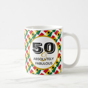 50 und Fabulous GHANA Kaffeetasse