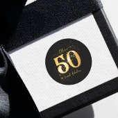 50 und Fabulous gold & black Aufkleber