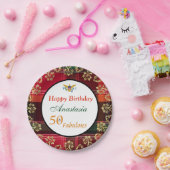 50 und Fabulous Madras Jungfrau Islands Flag Pappteller (Party)