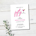 50 und Fabulous Martini Glass Geburtstagsparty Einladung<br><div class="desc">Mit unserer "50 und Fabulous" Martini Glass Birthday Party laden wir Sie ein, bis zu 50 fantastische Jahre zu erleben. Das ist der perfekte Weg, die Feste stilvoll zu gestalten. Diese elegante und raffinierte Einladung Set den Ton für ein glamouröses Fest, das die Geburtstagskönigin oder den König würdigt. Mit einem...</div>