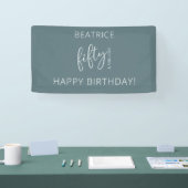 50 und Fabulous Modern Script Banner (Messe)