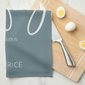 50 und Fabulous Modern Script Geschirrtuch (Viertel Falte)