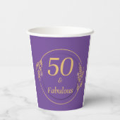 50 und Fabulous Pappbecher (Rückseite)