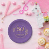 50 und Fabulous Pappteller (Party)